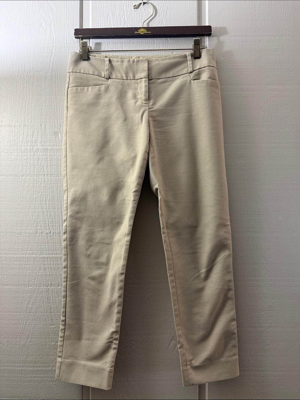 The Limited Cropped Stretch Ankle chinos Sz 2